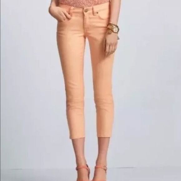 CAbi Denim - CAbi Bree Capri Creamsicle Capri Jeans 6